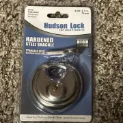 HUDSON 2 3/4" DIAMETER DISC STYLE PADLOCK STORAGE UNIT SECURITY