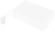 IWOWHERO 4pcs Car Decoration Flag Car Solid Colour White Flag Paintable Blank Banners White Fabric