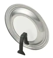 Made in Japan Tsubamesanjo Standing Frying Pan Lid 24~26cm Stainless Steel with