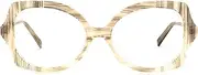 [Zeelool] Trendy Geometric Glasses Frame for Women with Non-prescription Clear Lens Netty ZWX701721