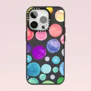 iPhone 16 15 14 13 12 11 Pro Max Plus Case Clear Shockproof Polka Dots Cover
