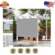 Custom 3x10 FT Light Grey Shade Cloth - 95% Sun Protection for Outdoor Spaces