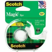 Scotch : Magic Office Tape with Refillable Dispenser, 3/4" x 650", Clear -:- ...