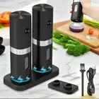 2PCS Electric Salt And Pepper Grinder Set Rechargeable Salt And Pepper Mill