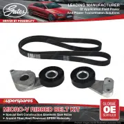 Gates Alt Micro-V Ribbed Belt Kit for Kia Carnival FL GB FL KV6 2497CC 2.5L