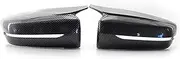LHD 1Pair Side Rearview Wing Mirror Cover Caps ABS Gloss Black for B&MW 3 5 7 Series G20 2019 2020 2021 G30 G11 G12 Auto Accessories