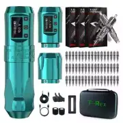 Wireless Tattoo Kit Rotaty Battery Pen With Portable Power Pack 1800mAh Needles