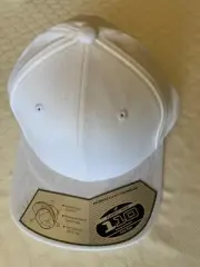 New One Ten 110 Golf Hat White Adjustable by FlexFit Tech (N-3)