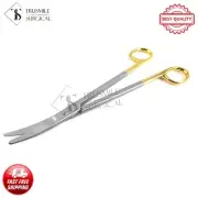 New Parametrium Scissors Curved Gold Handle 25 cm German Steel