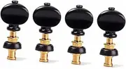 BESPORTBLE 4pcs String Tuning Pegs Key Tuner for Ukulele Plastic Button Steel Central Pin Set