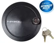NRG New Steering Wheel Quick Release Quick Lock With 2 Keys Black (SRK-201MB)