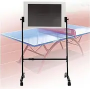 Table Tennis Rebound Board,Professional Table Tennis Training Equipment,with Bottom Universal Wheels and Adjustable Angle,Suitable for Home Gyms and Schools