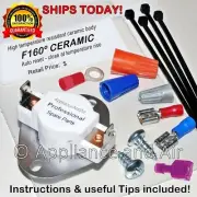 160ºF CERAMIC Thermal Fan Limit Switch +Hardware Instructions, Ships FREE TODAY!