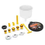 15-Pieces No Spill Coolant Filling Funnel Kit
