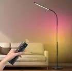 LED Floor Lamp,15W Dimmable Bright Reading & RGB Atmosphere Light,4 Color Temp