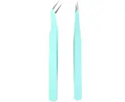 Tweezers Set - Precision Tweezers - Slant and Pointed Tweezers - Tweezers for Eyebrows - Stainless Steel Tweezer