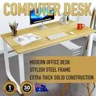 Rado Desk Computer Home Office Desks Wood & Steel Wood Study Table Workstation