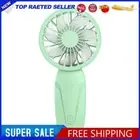 Portable Handheld Fan USB Rechargeable Personal Fan 3 Speeds Mini Fan (Green)