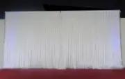 19.6x9.8ft White Backdrop Drape Curtain Wedding Ceremony Party Home Window Decor