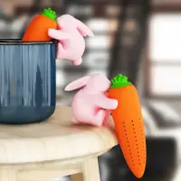 在飛比找momo購物網優惠-【Hikalimedia】Bunny 邦妮兔泡茶器(泡茶器)