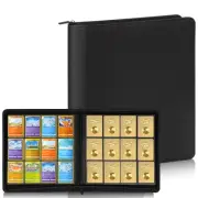 Card Binder, 720 Pockets Trading Card Binder with Sleeves Card Organizer, 12 ...
