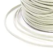 2mm Antique White Elastic Round Hat 5m Length Masks Sewing Crafts AUSSIE SELLER