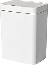 15/18L Smart Sensor Trash Can Waterproof Intelligent Touchless Trash Can Quiet Auto Motion Sensor Rubbish Can Rechargeable for Bathroom