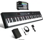 88 Keys Piano Keyboard, Full Size Digital Piano Keyboard,