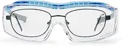[SolidWork] professional safety glasses with integrated side protection - eye protection with clear, fog-free, scratch-resistant and UV protective coated lenses - Spectacles Goggles for shooting