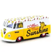 Tarmac Works 1:64 Volkswagen Type II T1 Panel Van Mr. Men Little Miss Sunshine