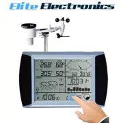 Tesa WS1081 Solar Powered Touch Panel Weather Center with PC interface