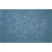 Quilting Full Line Stencil Bubbles Reusable A3 use with Pounce 40088