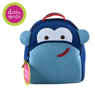 美國Dabbawalla瓦拉包 - 藍色猴子兒童後背包