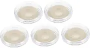 Gogogmee 5pcs Transparent Plastic Eyelash Storage Box Organizer for False Eyelashes Keeps Lashes Protected Organized present for Women Special Occasions