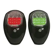 [TechBrands] Port and Starboard LED Navigation Lights - Black