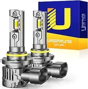 Ursprung 9005 900% 44000LM Ultra Bright HB3 Bulbs, 1:1 Real Design, Plug and Play 6500K Cool White Canbus Ready, IP68 Long Life, Pack of 2