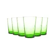 Nicola Spring 6 Piece Meknes Recycled Highball Glasses Set - Drinking Glass - 325ml