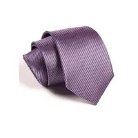 在飛比找momo購物網優惠-【拉福】領帶窄版領帶6cm防水領帶拉鍊領帶(紫)