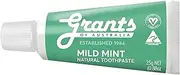 Grants Natural Mild Mint with Aloe Vera Mini Toothpaste 25 g
