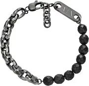Armani Exchange Stainless Steel Chain Bracelet