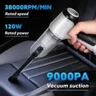 38000RPMWireless Car Vacuum Cleaner Handheld Vaccum Mini Power Suction Dust Blow
