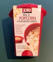 Joie Microwave Popcorn Popper Maker New Red FAST SHIPPING