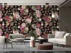 3D Floral Seamless Wallpaper Wall Mural Removable Self-adhesive 488