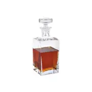 Badash Sir Henry Square Crystal Whiskey Decanter - 34 oz. Lead-Free , nib