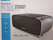 Brookstone Big Blue Studio Wireless Speaker New In Box