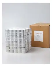 [Cadence & Co.] Aluminum Cup Tealight Candle Set of 200