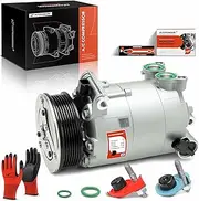 A-Premium A/C Compressor with Clutch Compatible with Land Rover Discovery Sport 2015-2017 2.0L, Range Rover Evoque 2016-2019 2.0L