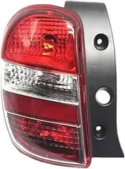 Compatible for Nissan MARCH 2010-2015 Rear Signal Tail Lights Taillights Stop Brake Lamp Rear Tail Light Assembly Without Bulb(Left side)