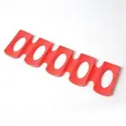 Red Silicone Fridge Can Beer Wine Bottle Rack Holder Stacking Mats
