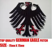 EMBROIDERED PATCH GERMAN EAGLE WW2 EMPIRE ARMY 4 VEST CAP HELMET CROSS